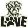 Love Boxer Text Sticker