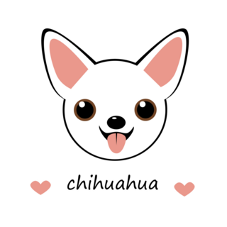 Love Chihuahua Heart Sticker