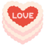 Love Coquette Cake Sticker