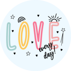 Love Every Day Sticker