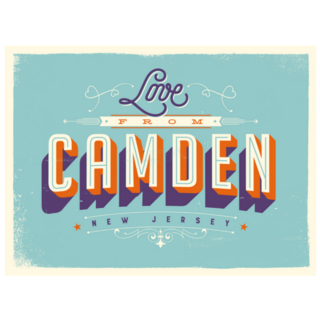 Love From Camden, New Jersey Sticker