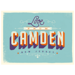 Love From Camden, New Jersey Sticker