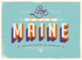 Love From Maine Sticker