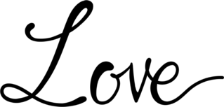 Love Handwritten Sticker