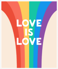 Love Is Love Sticker