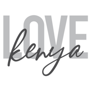 Love Kenya Beautiful Lettering Sticker