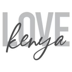 Love Kenya Beautiful Lettering Sticker