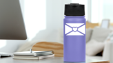 Love Letter Sticker on a Water Bottle (New) example