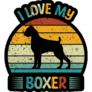 Love My Boxer Sticker