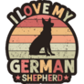 Love My German Shepherd Sticker