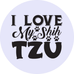 Love My Shih Tzu Sticker