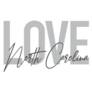 Love North Carolina Lettering Sticker