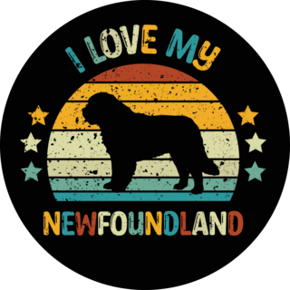 Love, Star, Newfoundland Sticker