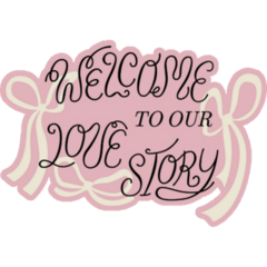 Love Story Coquette Sticker