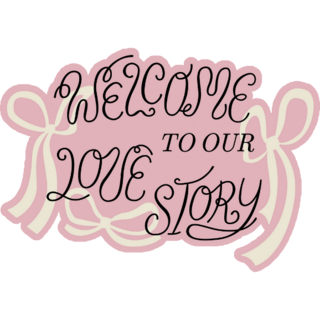 Love Story Coquette Sticker