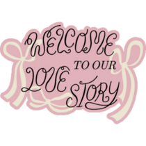 Love Story Coquette Sticker