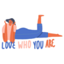 Love Who You Are Body Positive Sticker