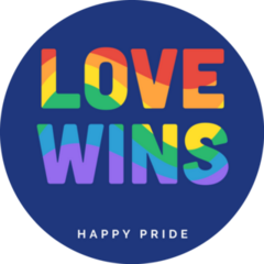 Love Wins - Lgbt Happy Pride Sticker