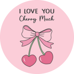 Love You Cherry Sticker