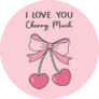 Love You Cherry Sticker