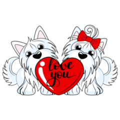 Love You Yorkshire Sticker