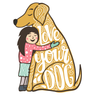 Love Your Dog Retriever Sticker