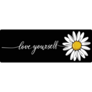 Love Yourself Daisy Bumper Sticker