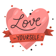 Love Yourself Sticker
