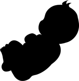 Lovely Baby Icon Sticker