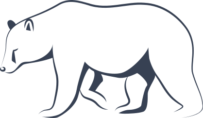 Lovely Bear Outline Sticker