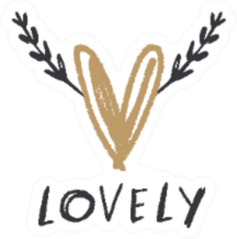 Lovely Boho Heart Sticker