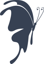 Lovely Butterfly Flying Sticker