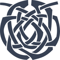 Lovely Celtic Knot Circle Sticker