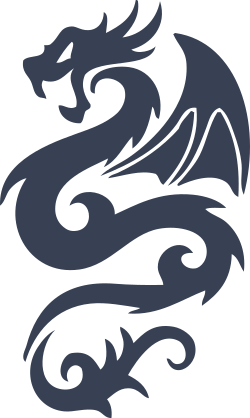 Lovely Chinese Dragon Sticker