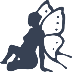 Lovely Fairy Sitting Sticker