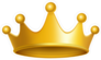 Lovely Gold Crown Sticker