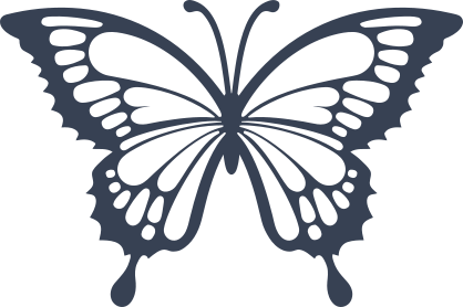 Lovely Monarch Butterfly Sticker