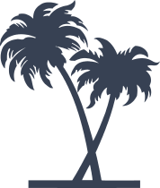 Lovely Palm Trees Sticker