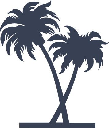 Lovely Palm Trees Sticker