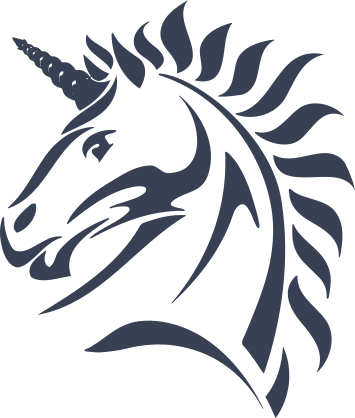 Lovely Unicorn Head Sticker