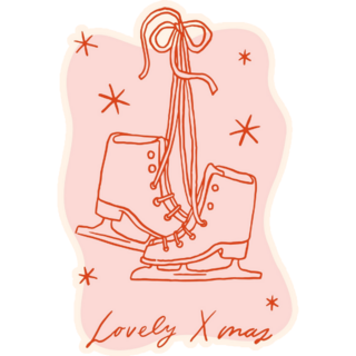 Lovely Xmas Sticker
