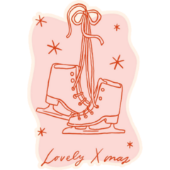 Lovely Xmas Sticker