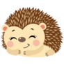 Loving Hedgehog Sticker