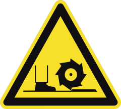 Low Machinery Sign Sticker