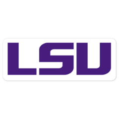 LSU Tigers NCAA Logo Sticker