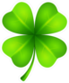 Lucky 4 Leaf Clover Sticker