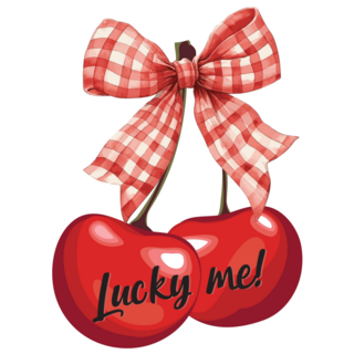 Lucky Me Cherry Sticker