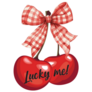 Lucky Me Cherry Sticker