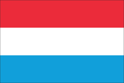 Luxembourg Country Flag Sticker