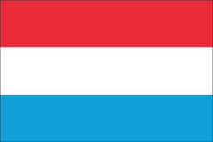 Luxembourg Country Flag Sticker